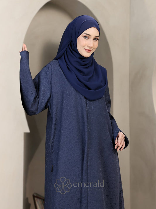HANEEN Abaya | Premium Brocade Abaya Malaysia – Emerald Exclusive