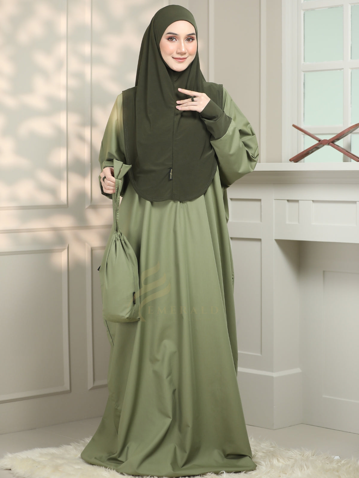 NUUR Telekung Jubah