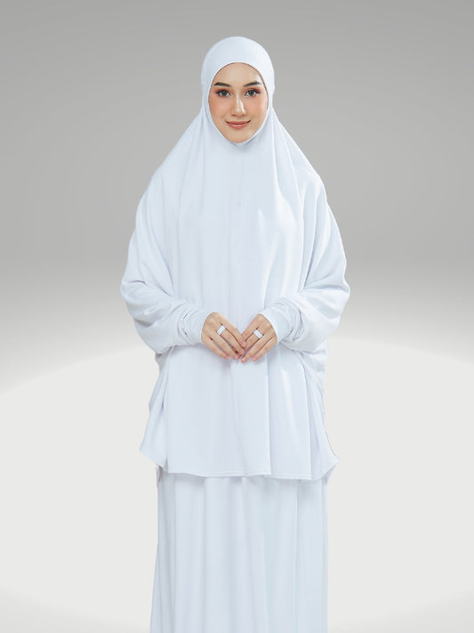 ZAHRAH Telekung Denim