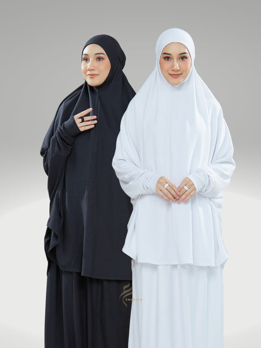 ZAHRAH Telekung Denim