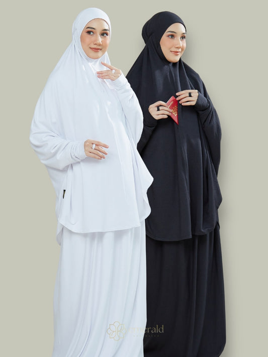 ZAHRAH Telekung Denim