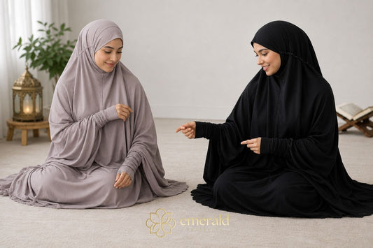 Telekung With Sleeves Comparison for Prayer