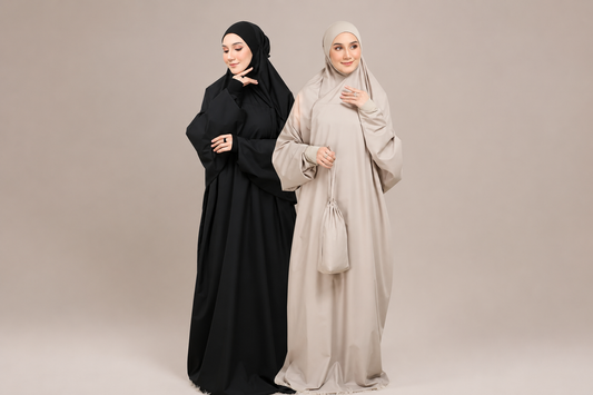Telekung Jubah yang Praktikal dan Selesa