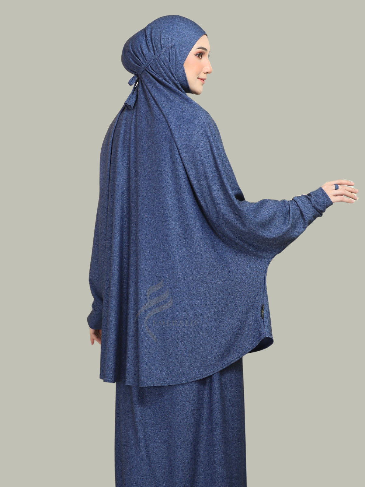 ZAHRAH Telekung Denim