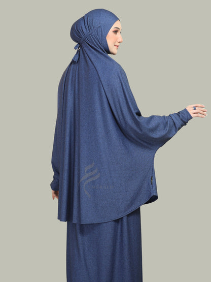 ZAHRAH Telekung Denim