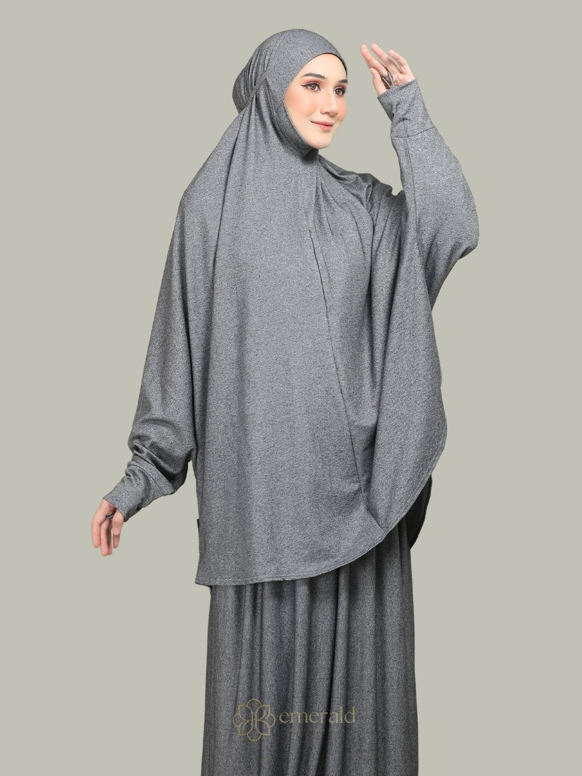 ZAHRAH Telekung Denim