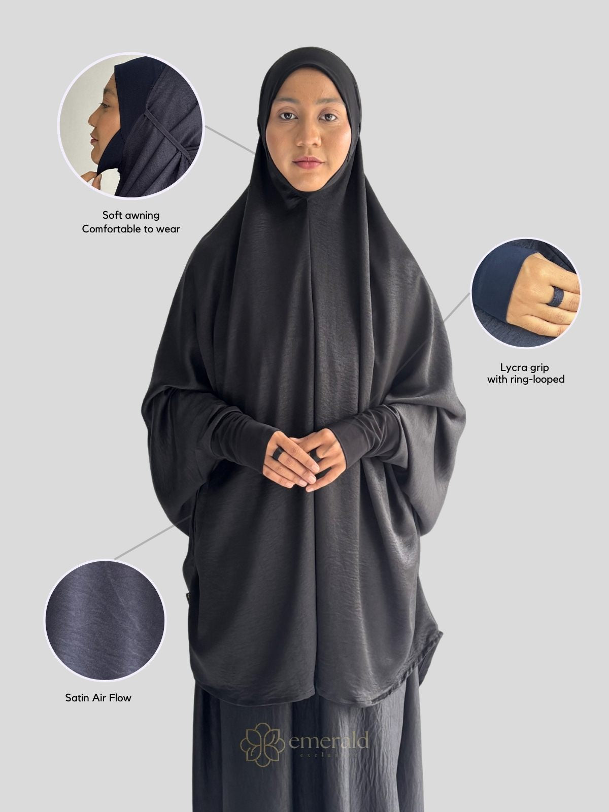 AMNA Telekung Berlengan