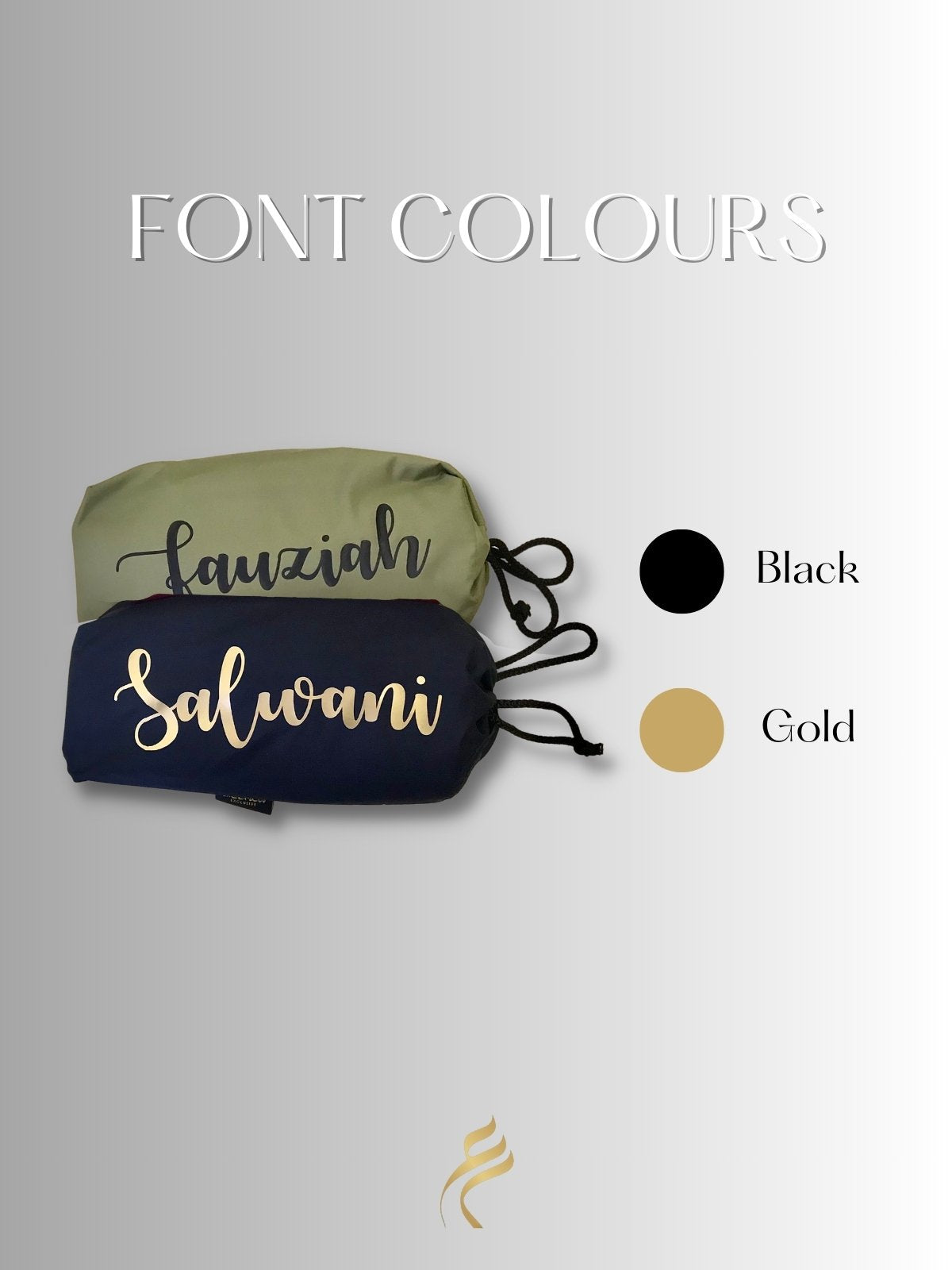 Pouch Bag with Customized Name