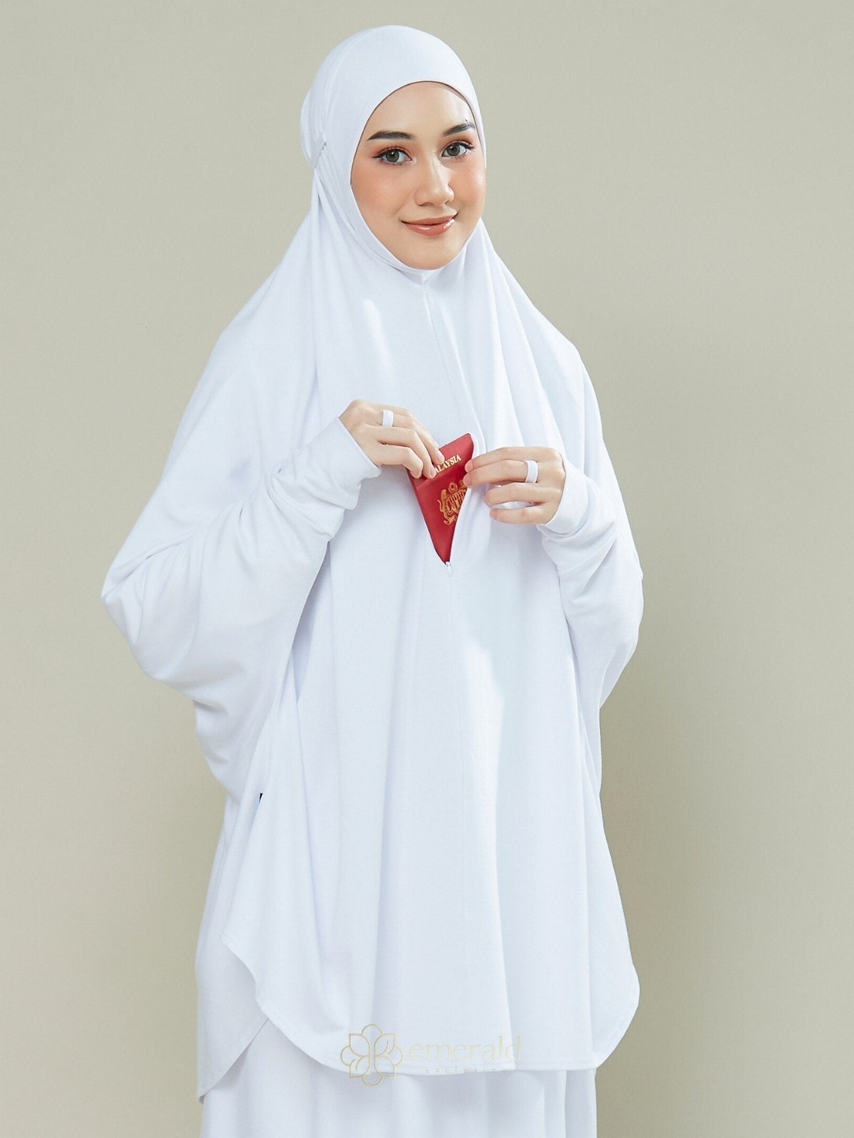 ZAHRAH Telekung Denim