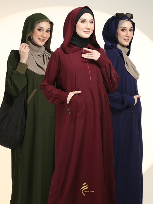 NAWAL Hoodie Abaya