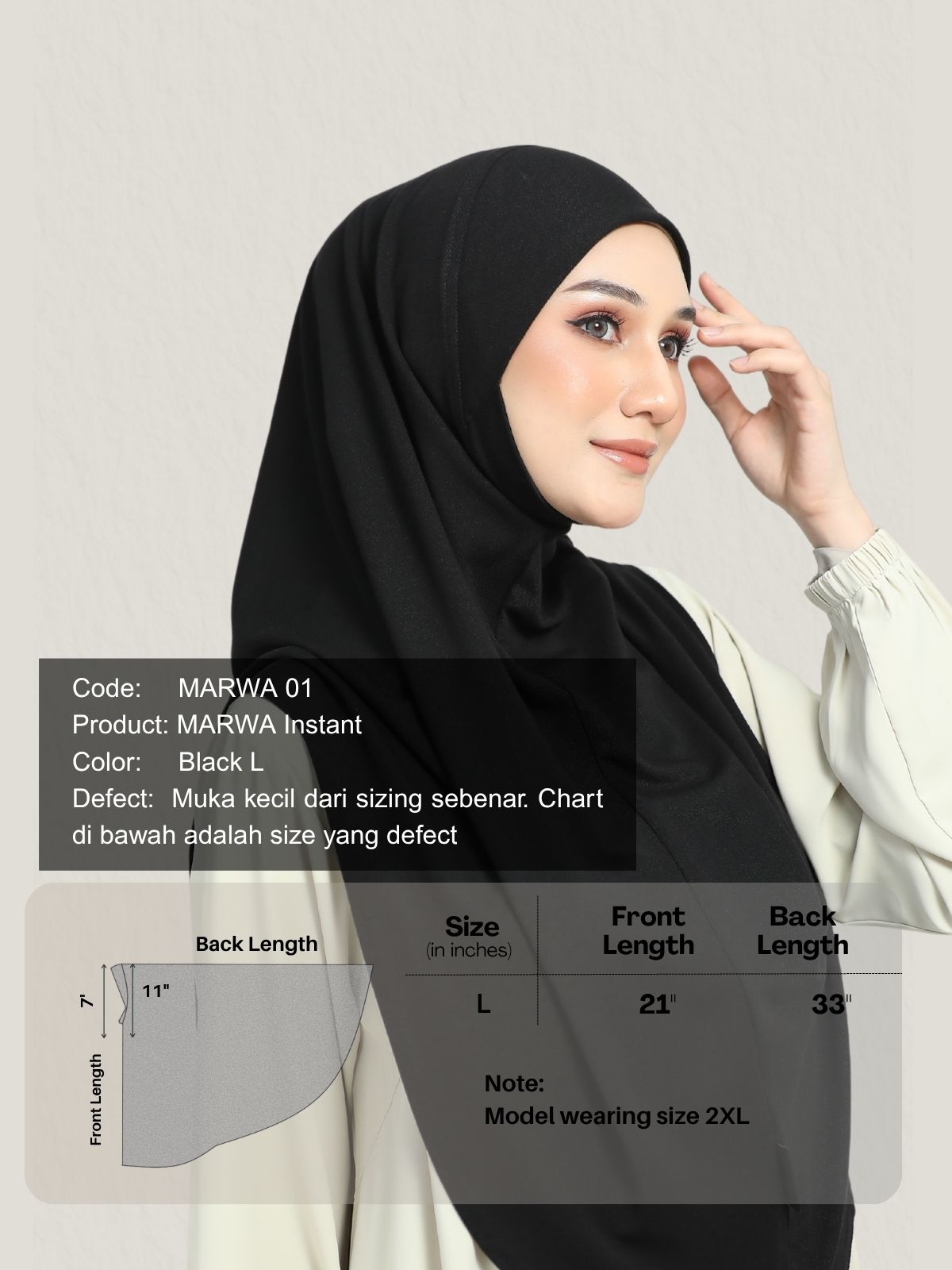 Product with minor defect