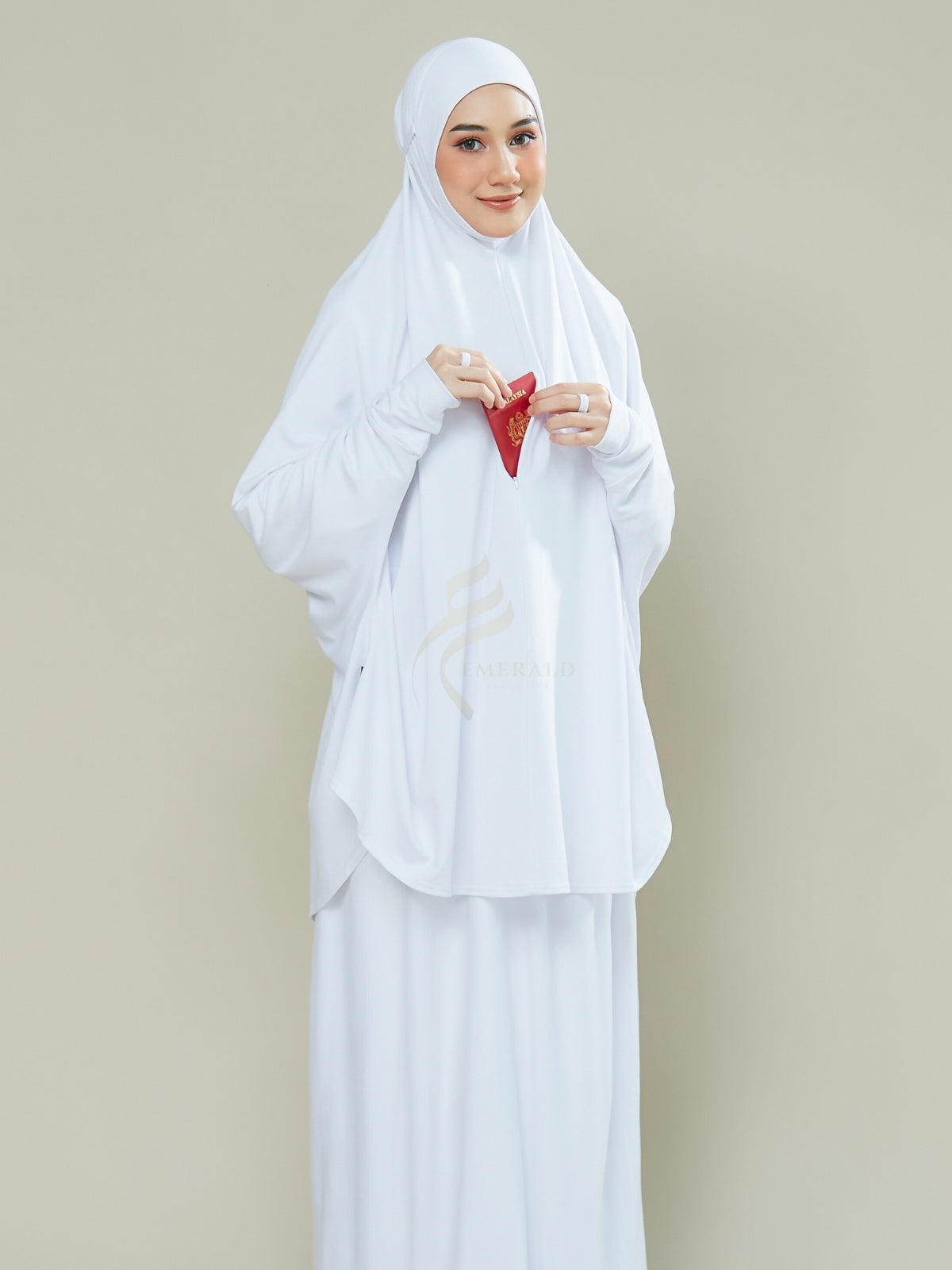 ZAHRAH Telekung Denim