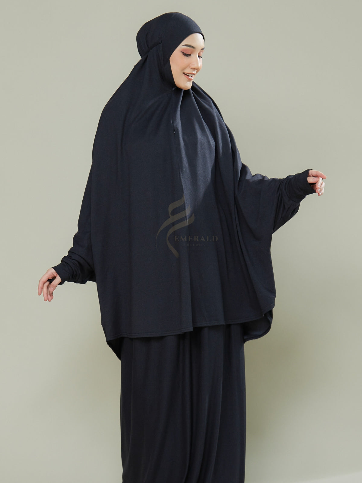 ZAHRAH Telekung Denim