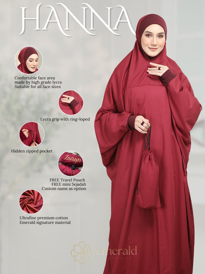 HANNA Telekung Jubah