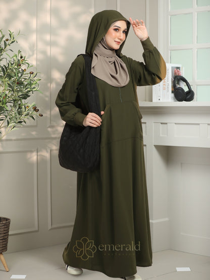 NAWAL Hoodie Abaya