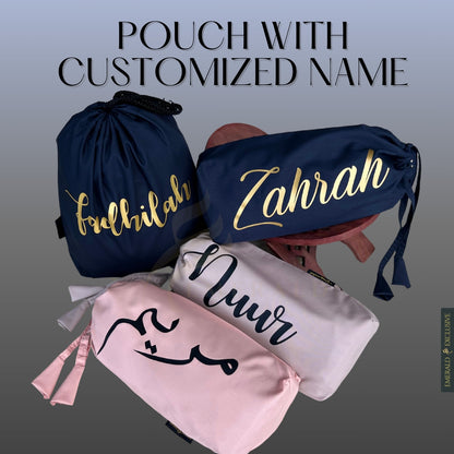 Pouch Bag with Customized Name