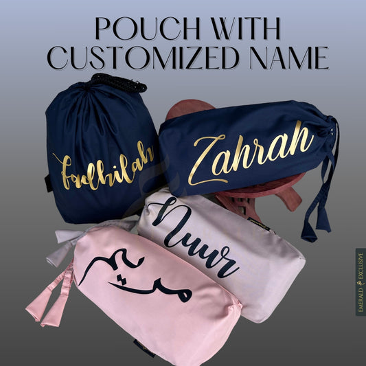 Pouch Bag with Customized Name